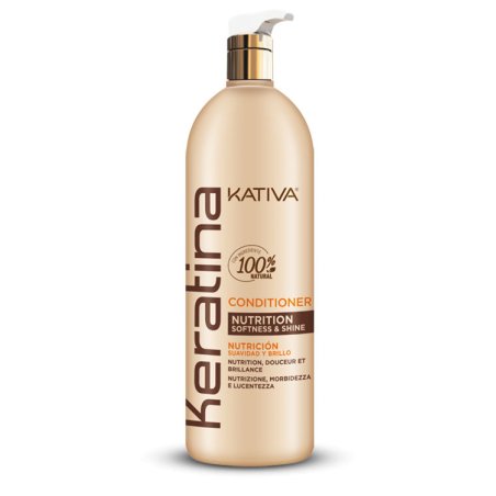 KATIVA Keratin Conditioner Professional hair conditioner 1000 ml Women