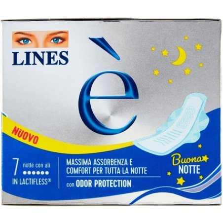 Lines Night with Wings Sanitary Pads 7 Pieces
