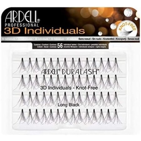 3D Individual Long Black False Eyelashes