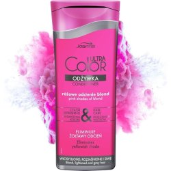 Joanna Ultra Color Conditioner for Pink and Rose Colored Hair 200ml - Moisturizing Color Refreshment and Care for Cool