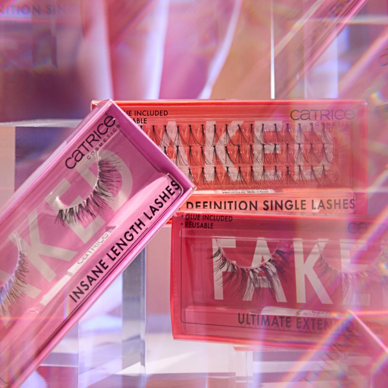 Catrice Faked Ultra Definition Single Lashes Black Long Lasting Vegan False Eyelash Effect 51pcs