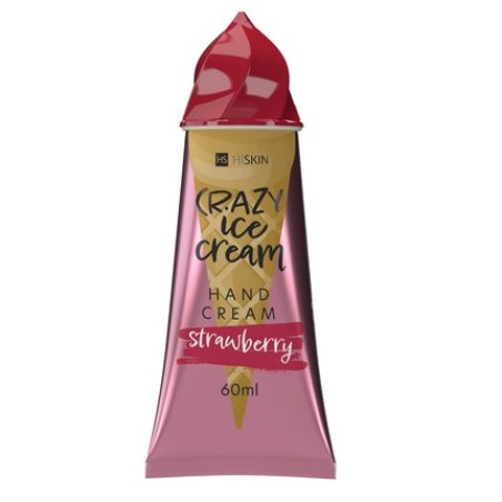 Hiskin Crazy Ice Cream Hand Cream Strawberry 60ml