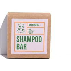 Four Starlings Soapmakers Balancing Shampoo Bar Rosemary and Mandarin for Delicate Scalp and Oily Hair