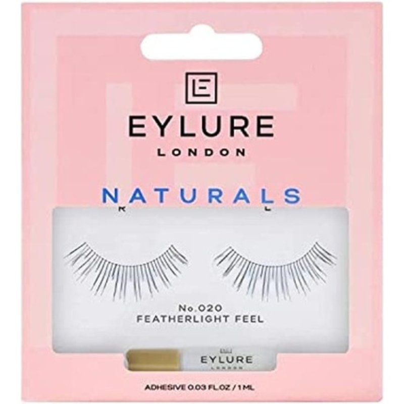 Eylure Naturals No.020 False Lashes with Glue 1 Pair
