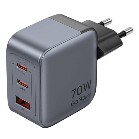 GaN Vention USB-C C A 70W Charger (Gray)