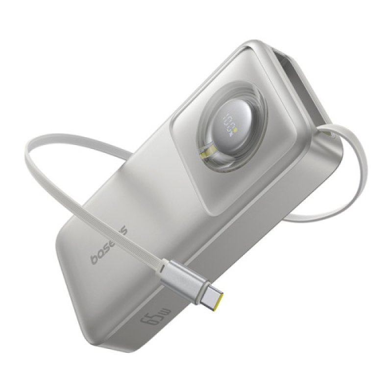 Powerbank Baseus OS Free2Pull 20000mAh 65W cable (szary)