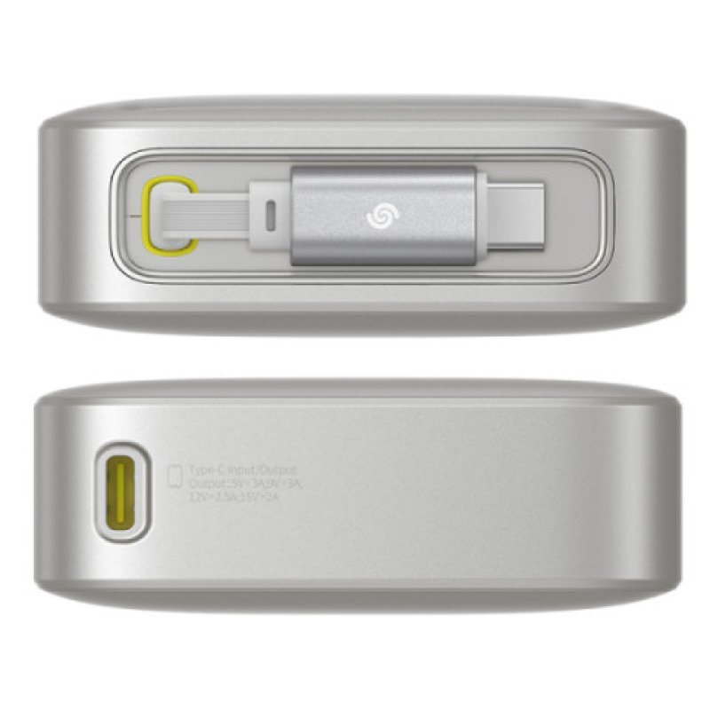 Baseus Free2Pull Lithium Polymère (LiPo) 20000 mAh Gris