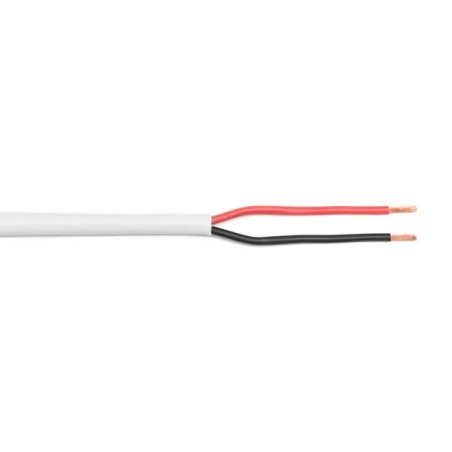 Speaker cable round 2 x 2.5mm² white sheath