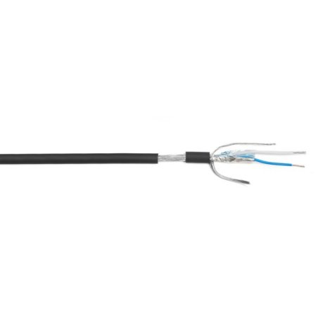 Overall shielding Aluminium braid 1 x 2 x 0.34mm² black sheath