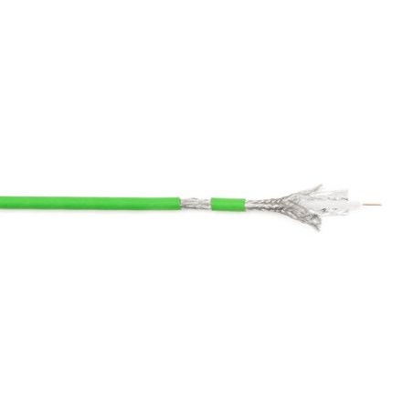 Coaxial cable 75 Ohms 0,6/2,8 shielding Aluminium braid External diameter 4,5