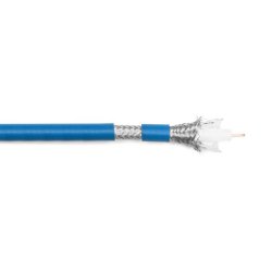 Coaxial cable 75 Ohms 1,4/6,40 shielding Aluminium braid External diameter 9,2