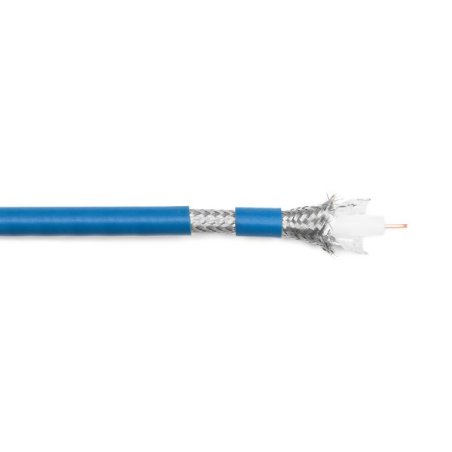 Coaxial cable 75 Ohms 1,4/6,40 shielding Aluminium braid External diameter 9,2