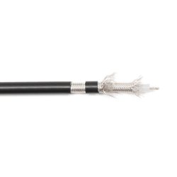 Coaxial cable 75 Ohm Multibrins (0,8/3,7) double braid outersheath diameter 6 mm