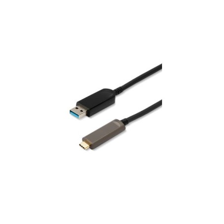 OPTICAL FIBER CORDS USB 3.2 Gen 2x1 10 G type C MALE / MALE of 10 M