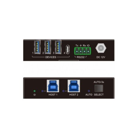 Sélecteur USB3 Gen2 ( 2 ports Host USB-B , 3 ports USB-A & 1 USB-C ) , 10.2 Gbps