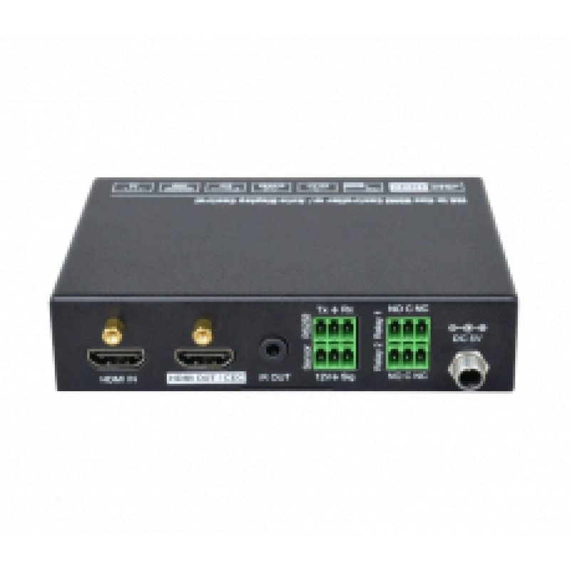 HDMI2.0 controller with control via IR, RS232, relay, CEC, EDID & HDCP managemen