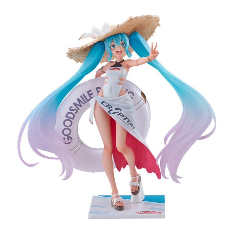Hatsune Miku GT Project statuette PVC Tenitol 1/7 Racing Miku 2024: Tropical Ver. 21 cm