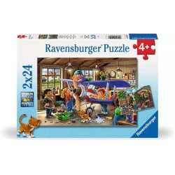 Ravensburger - Airplane & Train Repairs 2x24p - (12004044)