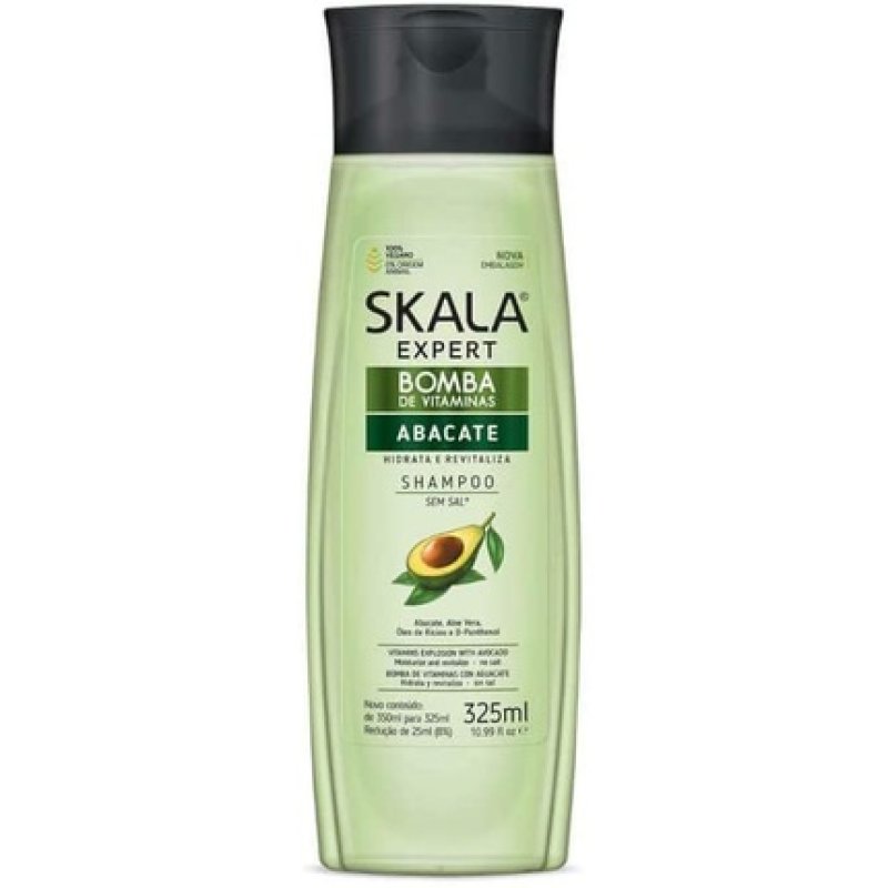 Shampoo Bomba De Vitaminas Abacate Skala 325ml