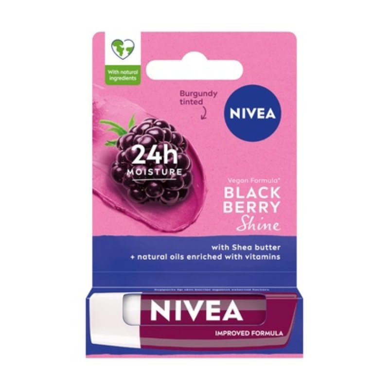 NIVEA Nourishing Lipstick Blackberry Shine 4.8g