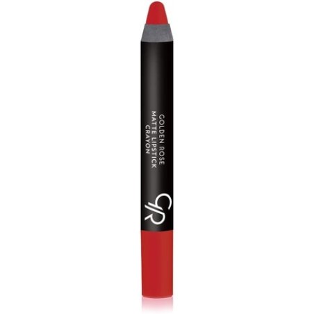 Golden Rose Matte Lipstick Crayon 07 Fire Brick Red II