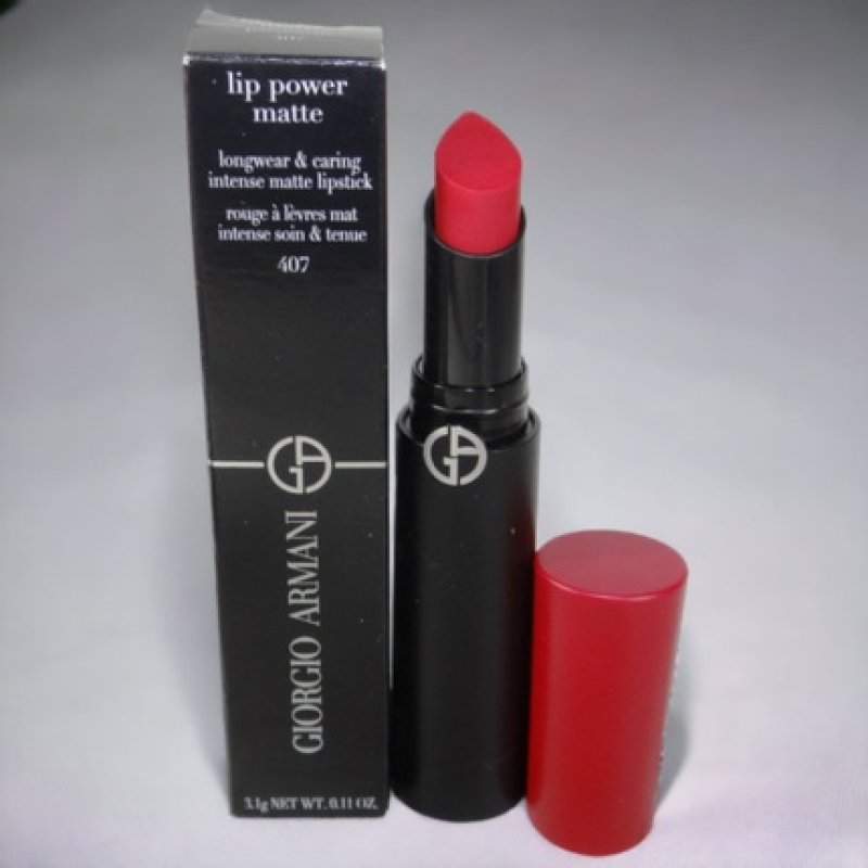 Giorgio Armani Lip Power Matte Longwear Caring Intense Matte Lipstick Passionate