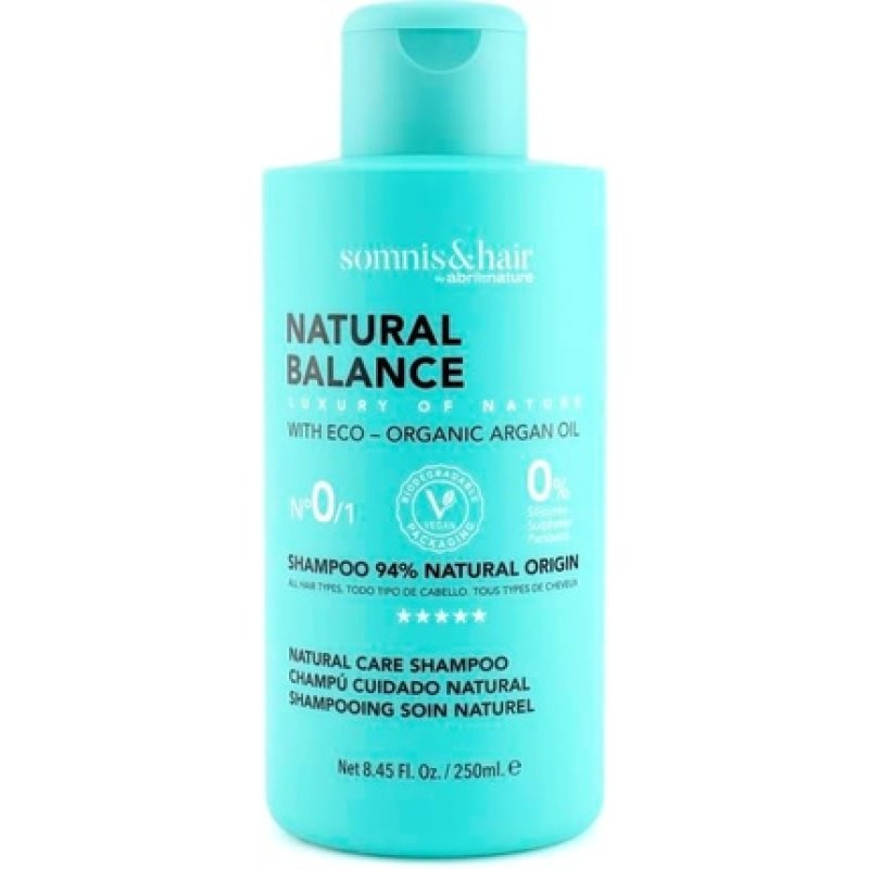 SOMNIS&HAIR Natural Balance 94% Natural Hair Shampoo 250ml