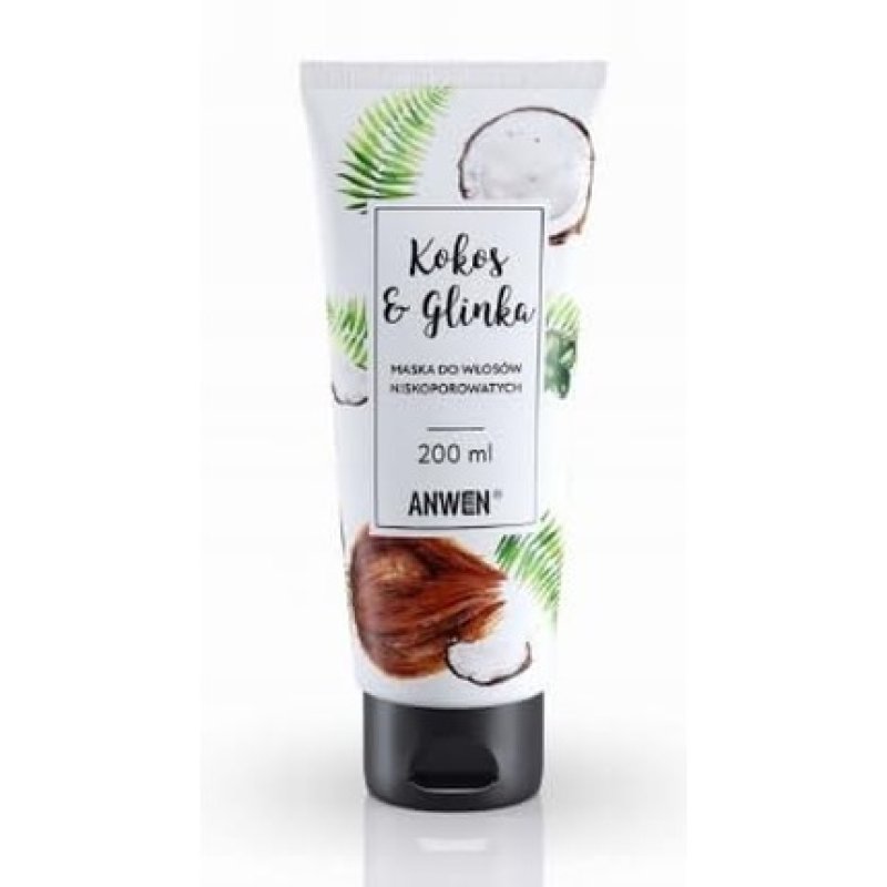 Anwen Coconut and Clay Hair Mask for Poreless Hair 200ml