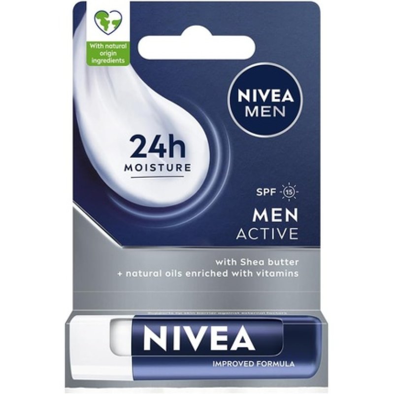 NIVEA MEN Active Care Lip Balm 4.8g