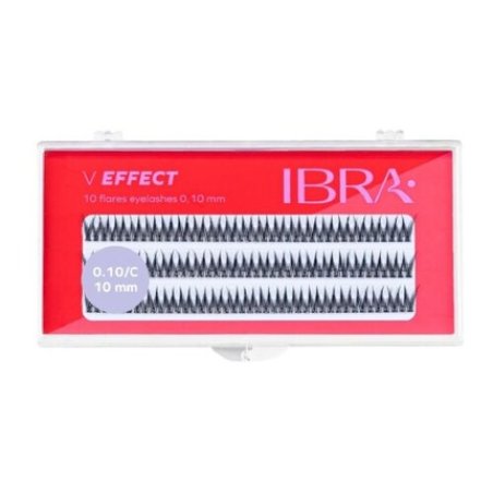 Ibra V Effect Eyelash Clusters 10mm 120pcs