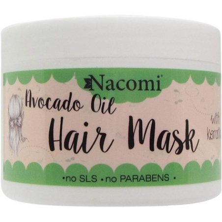 Nacomi Natural Avocado Oil Hair Mask with Keratin 200ml