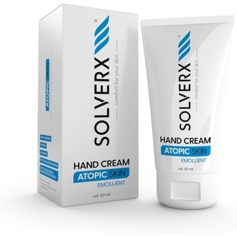 SOLVERX Atopic Skin Hand Cream Emollient Cream 50ml