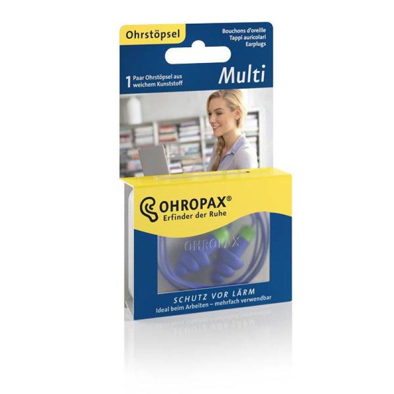 OHROPAX Multi Reusable ear plug Blue 1 pc(s)