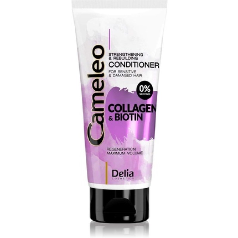 Cameleo Collagen & Biotin Strengthening and Rebuilding Hair Conditioner for Sensitive & Damaged Hair 200ml