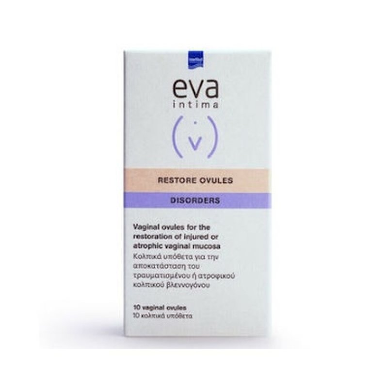 Eva Intima Restore Ovules - 125 Mg Hyaluronic Acid For Vaginal Care