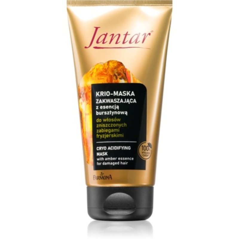Jantar Detoxifying Shampoo with Amber Essence and Activated Charcoal - Farmona - 300ml