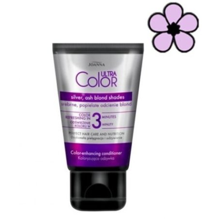 Joanna Ultra Color Hair Conditioner Color Enhancement for Silver Ash Blonde 100g