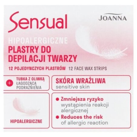 Sensual Hypoallergenic Face Depilation Patches with Tube