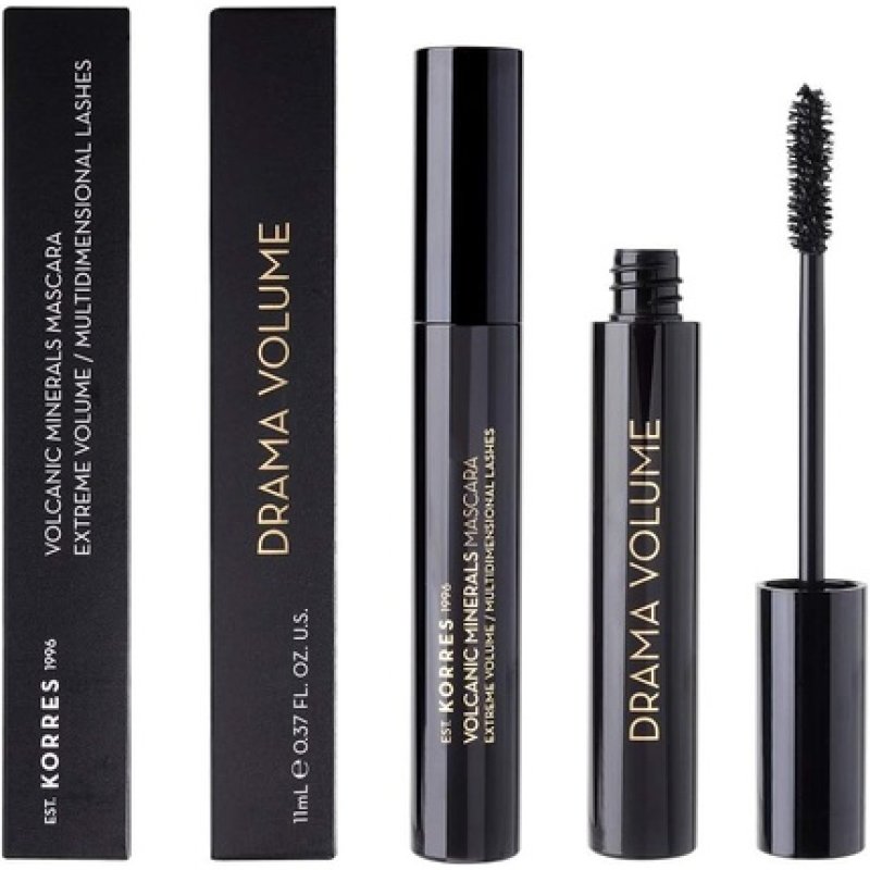 Korres Black Volcanic Minerals Drama Volume Mascara 01 Black 11ml