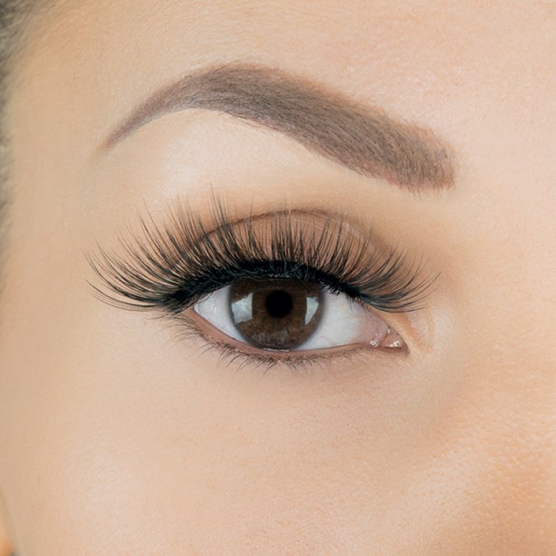 Mulac Cosmetics FLIRTY False Eyelashes Volume Effect and External Extension VEGAN