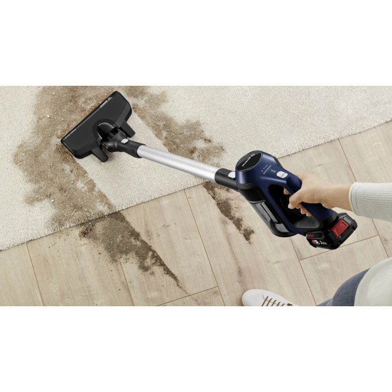 Bosch Serie 6 BCS611P4A aspirateur balai et balai électrique Batterie Sec Filtre hygiénique Sans sac 0,3 L Noir 2,5 Ah