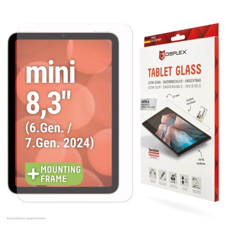 DISPLEX Tablet Glasschutzfolie für iPad mini 8,3" (6./7. Gen.)