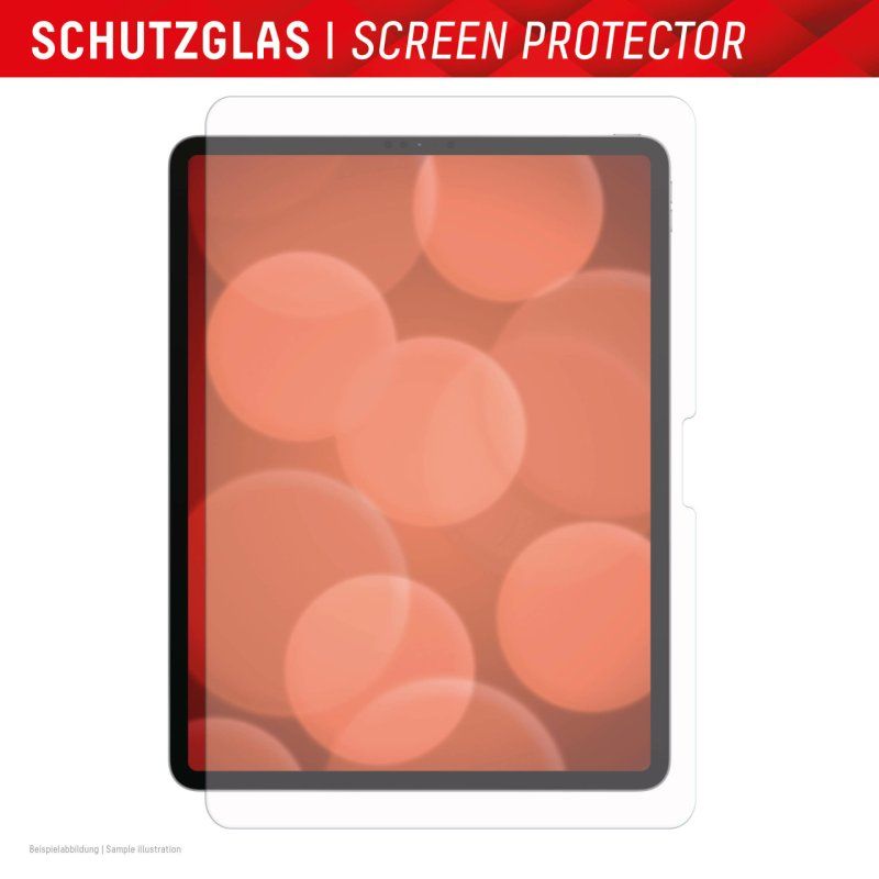 Displex Tablet Glass (9H) for Apple iPad Pro 13'' (2024), Eco Mounting Frame, unbreakable, ultra-slim, invisible