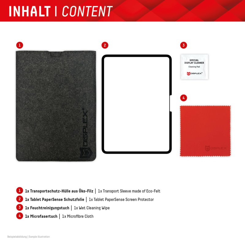 Displex 01986 protection d'écran de tablette Protection d'écran en papier Apple 1 pièce(s)