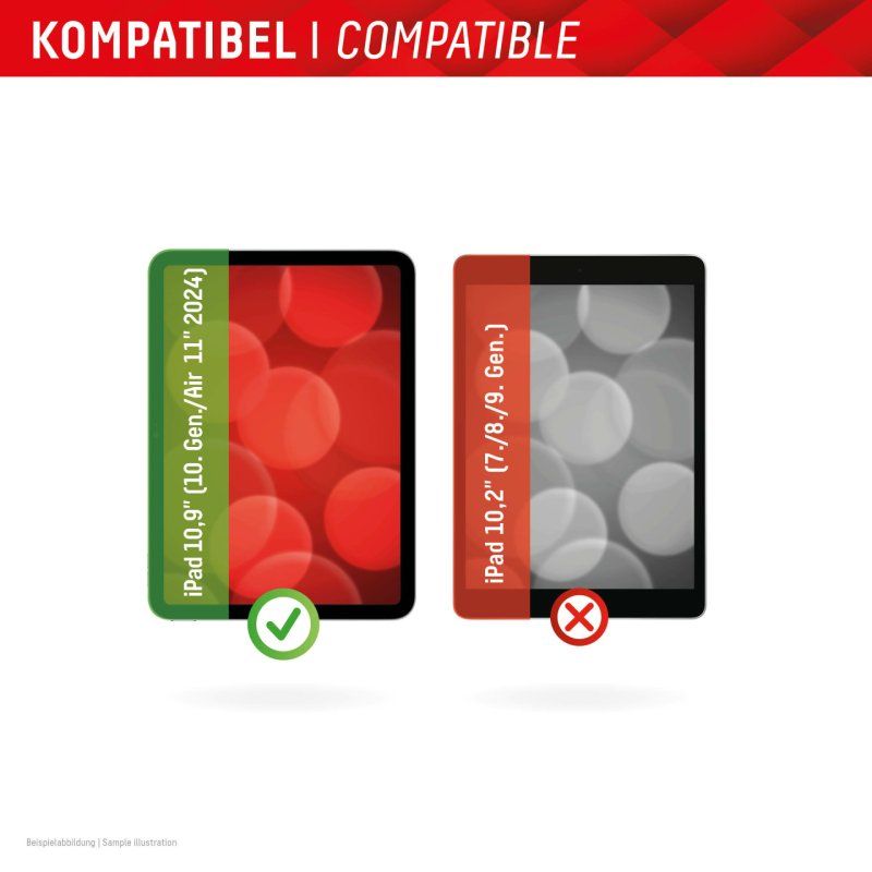 Displex TABLET PRIVACY SAFE removable 2-way privacy filter for iPad 10,9'' (10. Gen.)/Air 11'' (2024)