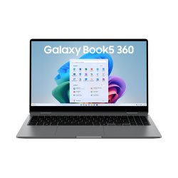 SAMSUNG Galaxy Book5 360 15,6 Zoll Intel Core Ultra 7 256V 16GB 512GB W11 Moonstone Gray