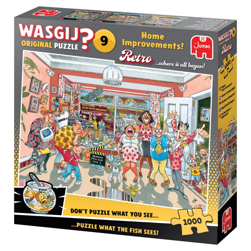Wasgij - Retro Orginal - 9 Home Improvements! (1000 pieces)