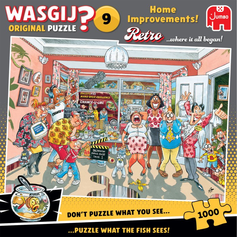 Wasgij Retro Original 9 - Home Improvements! (1000 Pieces)