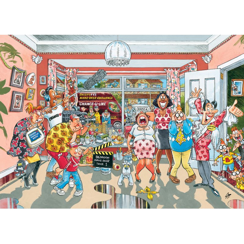 Wasgij Retro Original 9 - Home Improvements! (1000 Pieces)