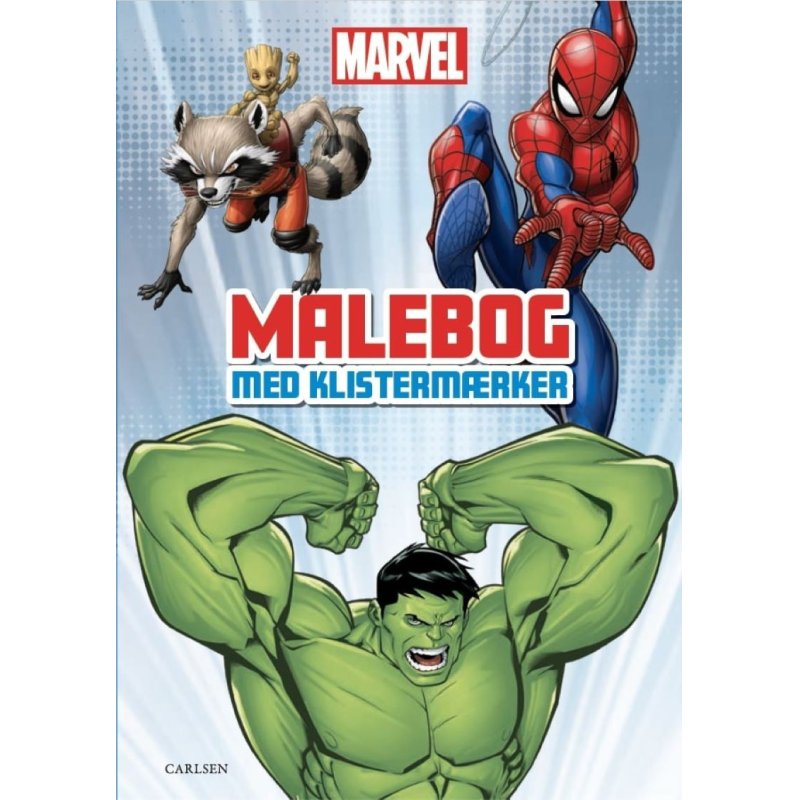Carlsen - Coloring Book with stickers - Marvel